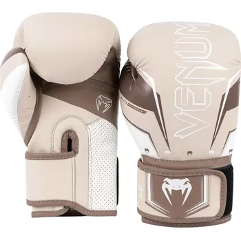 Boxerské rukavice Boxerské rukavice Elite Evo 2.0 béžové VENUM vel. 16 oz