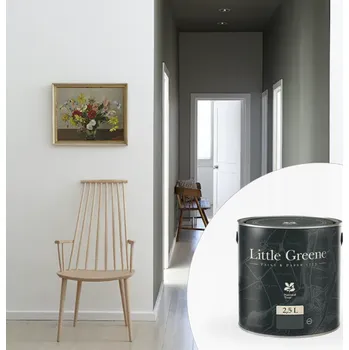 barva na zeď Little Greene Barva na sádrokarton na zeď - Matná omyvatelná - 2,5L - Intelligent Matt Emulsion Vyberte odstín:: Slaked Lime (105)