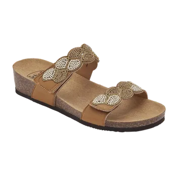 Dámské pantofle Scholl Pantofle Abu Dhabi hnědá, vel. 39, 39 EU