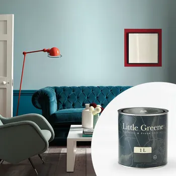 barva na zeď Little Greene Barva na štukovou zeď - Matná omyvatelná - 1L - Intelligent Matt Emulsion Vyberte odstín:: Hollyhock (25)