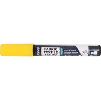 Speciální výtvarná barva Fix na textil Pébéo 7A Markers Opaque 4 mm - 02 Yellow