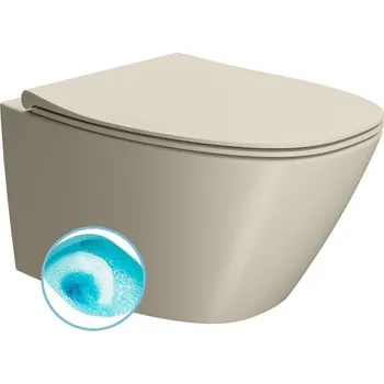 Klozet GSI Modo Závěsná WC mísa, Swirlflush, 37x54cm, creta dual-mat, 841508