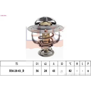 Automobilové těsnění Termostat, chladivo EPS 1.880.399S