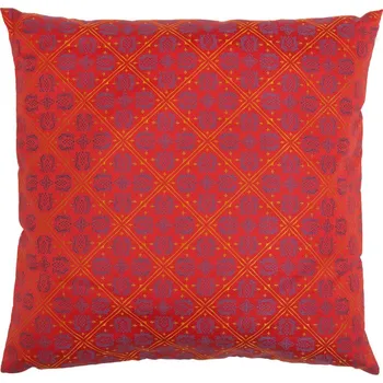 Povlak na dekorativní polštářek HEDVA ČESKÝ BROKÁT Povlak na polštář brokát 50x50 POUPATA červená Koupit: povlak s polštářem