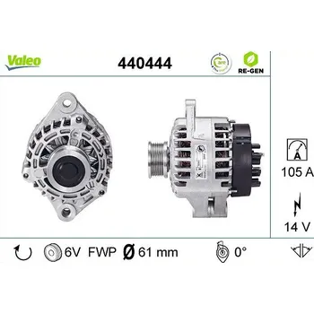 Alternátor Generátor VALEO 440444