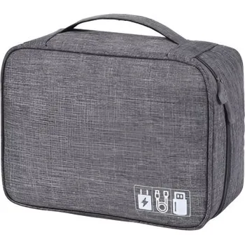 Mobilní telefon LIVEFY | Livefy organizér pro kabely / elektroniku CableSafe, šedá