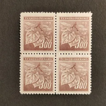 Sběratelství Čtyřblok ČSR, 300 h, Pof.379**