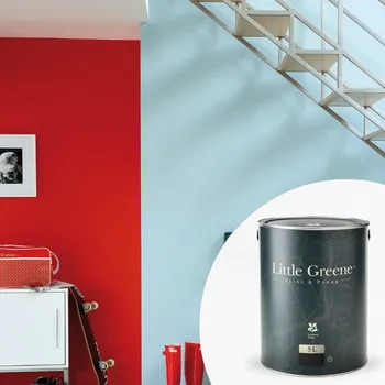 barva na zeď Little Greene Barva na sádrokarton na zeď - Matná vysoce omyvatelná a odolná - 5L - Intelligent Eggshell Vyberte odstín:: Roman Plaster (31)