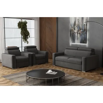 Sedací souprava Sedací souprava Petrit 3+1+1 Kronos šedá