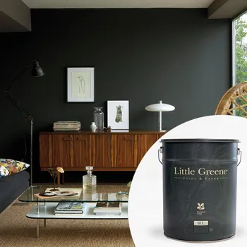 barva na zeď Little Greene Barva na zeď - Matná omyvatelná - 10L - Intelligent Matt Emulsion Vyberte odstín:: Mushroom (142)