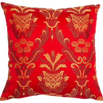 Povlak na polštářek HEDVA ČESKÝ BROKÁT Povlak na polštář brokát 40x40 ANANAS KORUNY červená Koupit: povlak