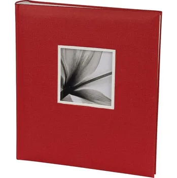 Fotoalbum Doerr UniTex WINDOW Red JUMBO album 100 stran 29x32 cm