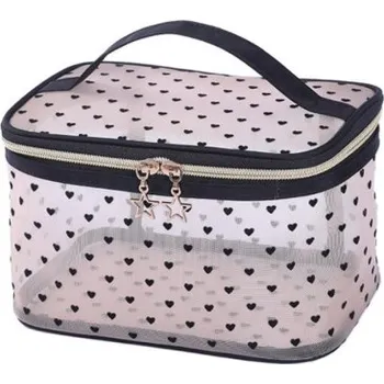 Mobilní telefon LIVEFY | Livefy kosmetická taška Hearts V2, průsvitná