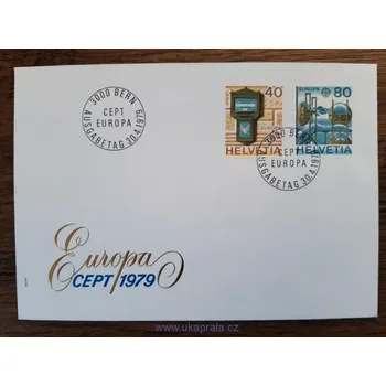 Poštovní známka Švýcarsko FDC 1154/5 EUROPA, r. 1979