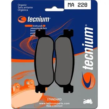 Nářadí na motocykly Brzdové destičky TECNIUM Street Organic - MA228 MA228