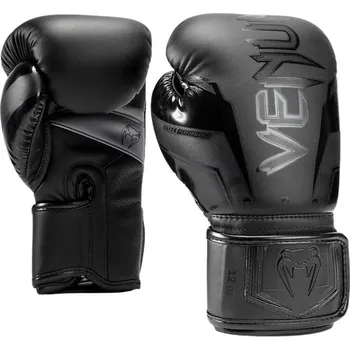 Boxerské rukavice Boxerské rukavice VENUM Elite Evo Black/Black vel. 16oz