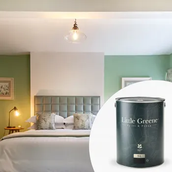 Speciální výtvarná barva Little Greene Barva na strop - Matná neomyvatelná - 5L - Absolute Matt Emulsion Vyberte odstín:: Firefly (141)