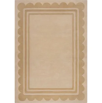 Ručně všívaný kusový koberec Lois Scallop Natural - doprava zdarma