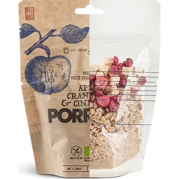 jídlo na cestu LYOfood Bistro Ovesná kaše s jablky, brusinkami a skořicí