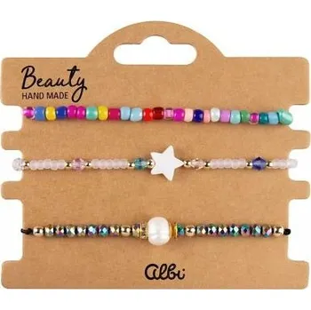 Náramek ALBI Náramky - Barevné korálky