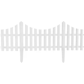 Zahradní dekorace Zahradní plotek plast 60,5x32,5cm (bal. 4ks) / CH2392