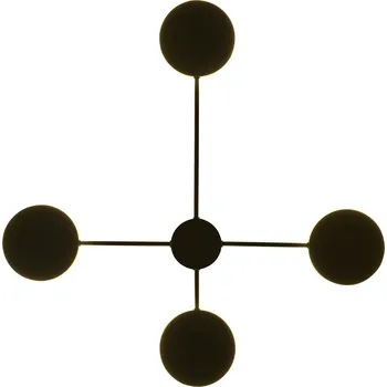 Nástěnné svítidlo Nástěnné LED svítidlo CLEX Step into Design černé moderní 75 cm do obýváku