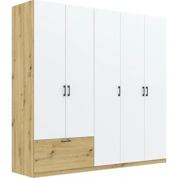 Šatní skříň Šatní skříň ALTA 5D1S, Dub Artisan/Bílá