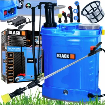 Postřikovač Black Akumulatorový postřikovač s hroty 16l 2V1 + Výbava