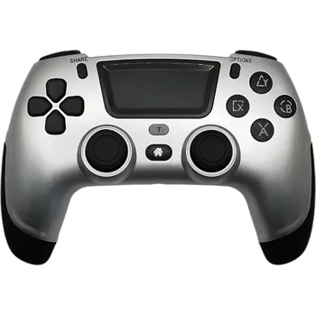 Herní ovladač PS4/PC Bezdrátový ovladač (BSP) - Stříbrný, nový