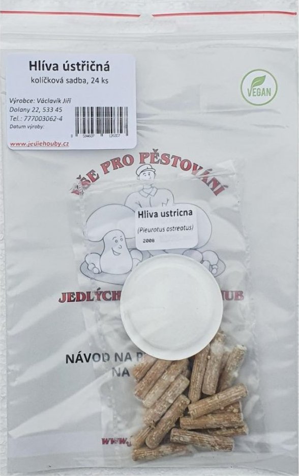 Hlíva ústřičná - kolíčková sadba 30ks