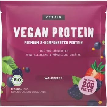 Vetain Veganský protein BIO (30g) / Bio lesní plody