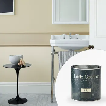 barva na zeď Little Greene Barva do koupelny na zeď - Matná omyvatelná - 1L - Intelligent Matt Emulsion Vyberte odstín:: Basalt (221)