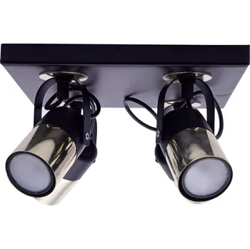 Bodové svítidlo Bodové svítidlo Wilson Square, 4x zlaté/černé kovové stínítko, b