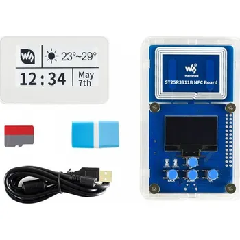 Waveshare 2,13" e-Paper Evaluation Kit, NFC, bezdrátové napájení a přenos dat