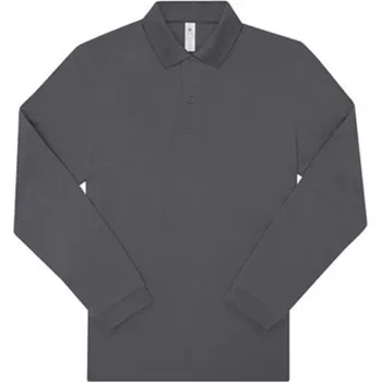 Dámské tričko B&amp;C Unisex polo triko PU425 Dark Grey (Solid) 3XL