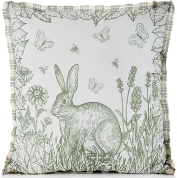Povlak na dekorativní polštářek VELIKONOČNÍ DEKORAČNÍ POVLAK NA POLŠTÁŘ EASTER61 45X45 CM VZOROVANÁ