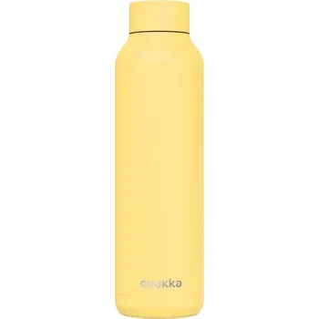 Termoska Quokka Solid, Nerezová láhev / termoska Light Yellow, 630ml, 12097