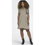 Only dámské šaty Tiri s výstřihem do V béžové Velikost: XL