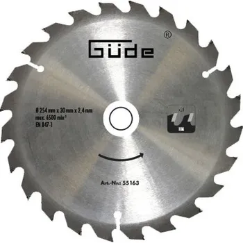 Pilový kotouč GÜDE PILOVÝ KOTOUČ 254X30 MM, 24 Z