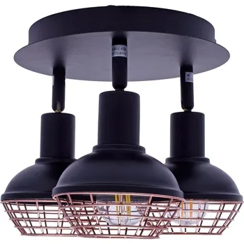 Bodové svítidlo Bodové svítidlo Logan, 3x zlaté/černé kovové stínítko, b, o