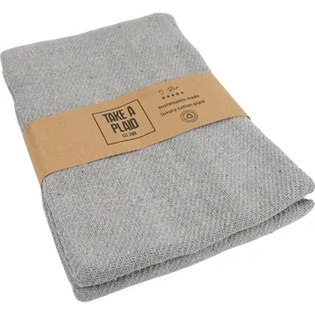 deka Textilomanie Take A Plaid pléd z recyklované bavlny 125 x 150 cm