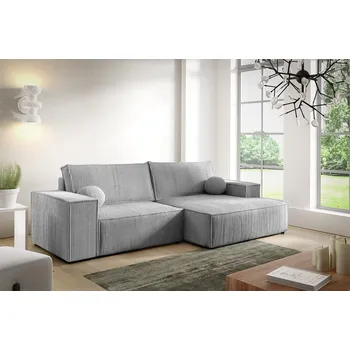 Sedací souprava Sedací souprava Mini Novu s úložným prostorem - tkanina Poso 55 světle šedá