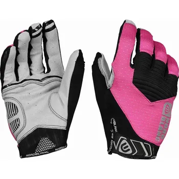 Cyklistické rukavice Dámské cyklistické rukavice NORDBLANC HOOK NBWG6364 TMAVĚ RŮŽOVÁ 6
