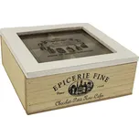 Morex Box na čaj D1190 přírodní/bílý