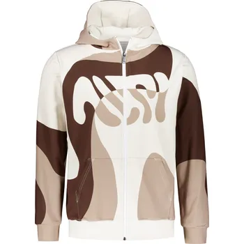 Pánská mikina Pánská mikina na zip premium ALTISPORT VOJ/ALM056MI02 HNĚDÁ S