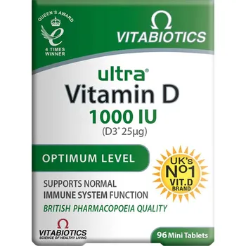 Fitness strava Vitabiotics Ultra Ultra Vitamin D 1000 IU 96 tablet