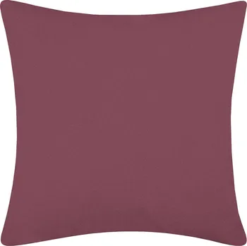 Povlak na dekorativní polštářek DARRÉ Bavlněný povlak na polštář Jednobarevný perkálový - bordový Velikost: atypický 50 x 60