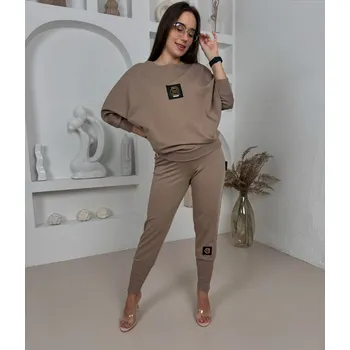 Dámské kraťasy made in Italy Dámské módní kalhoty 25439 barva: béžová, Rozměr: L - 40