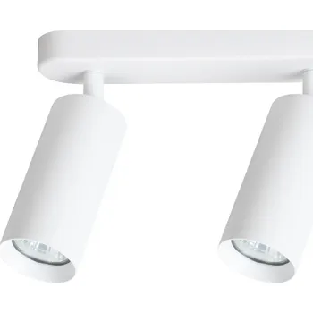 Bodové svítidlo Bodové svítidlo Mica, 2x bílé kovové stínítko, w