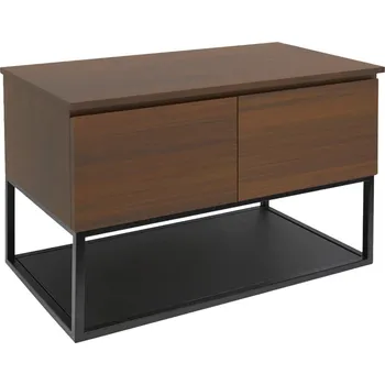Koupelnový nábytek SAT Koupelnová skříňka s krycí deskou SAT B-Way 119x30x45 cm ořech mat BWAY120NUTDESK BWAY120NUTDESK